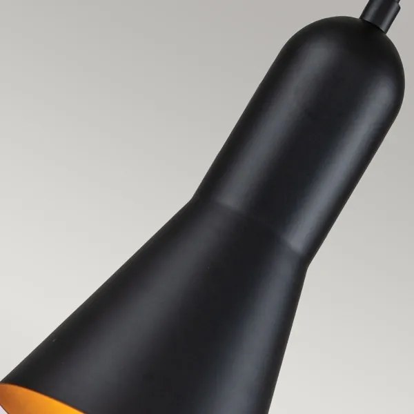 Lustră pe cablu Elstead ETOILE-P-S-MB ETOILE 1xE27/60W/230V d. 13,3 cm negru