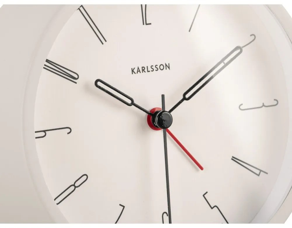 Ceas deșteptător ø 11 cm Belle Numbers – Karlsson