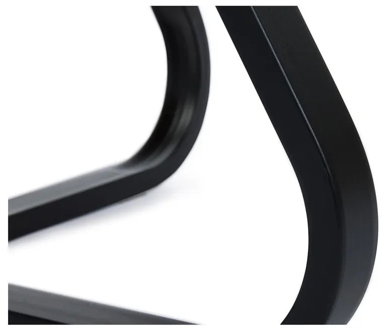 Măsuță de cafea în culoare naturală rotundă cu blat cu aspect de lemn de stejar ø 80 cm Cesura – Unique Furniture