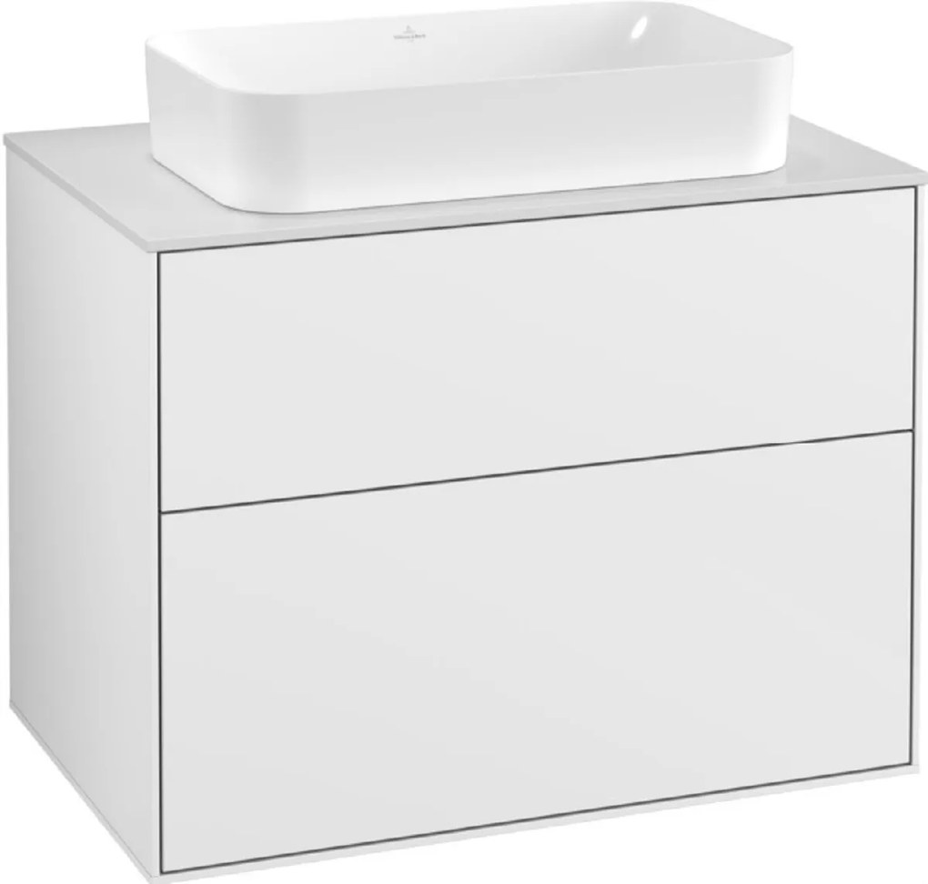 Villeroy &amp; Boch Finion dulap 80x50.1x60.3 cm sub chiuveta pe perete alb G22100GF