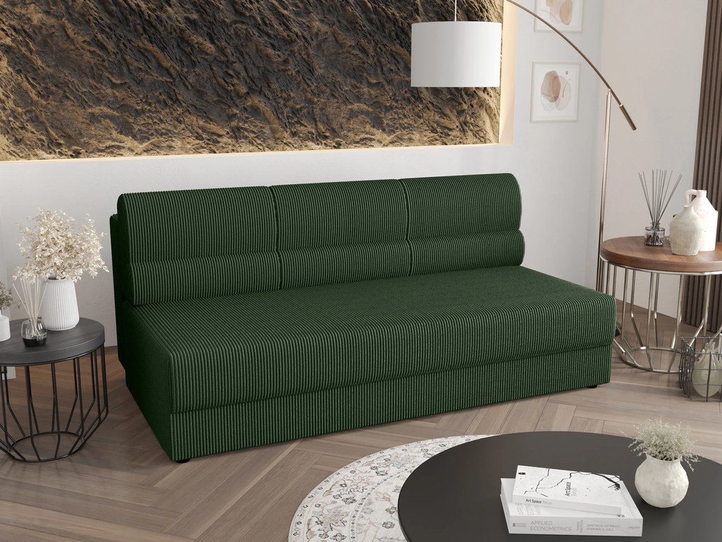 Canapea două locuri Radiant (Verde închis). 1056829
