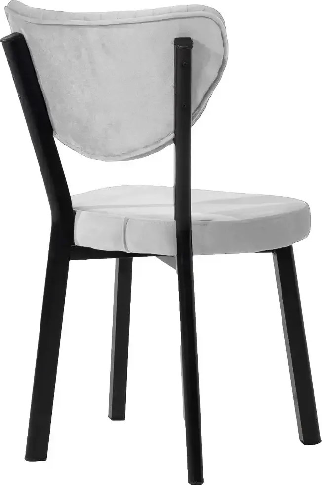 Scaun Barton, verde, profil din metal