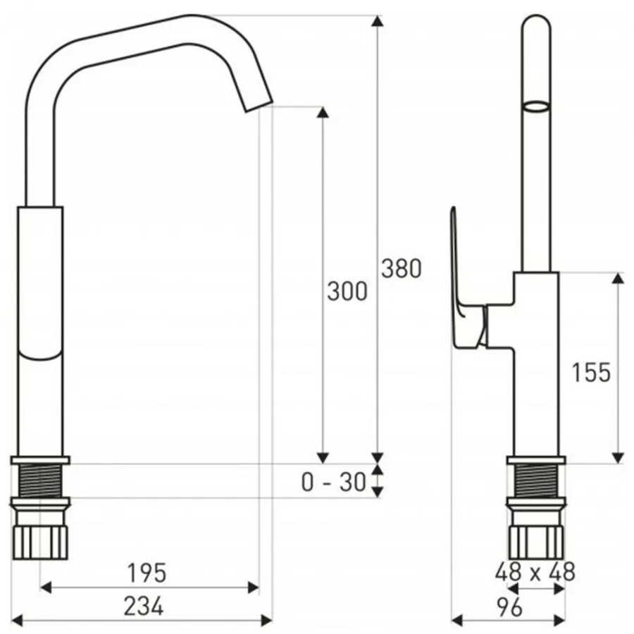 Robinet chiuvetă Maroko 15 grafit