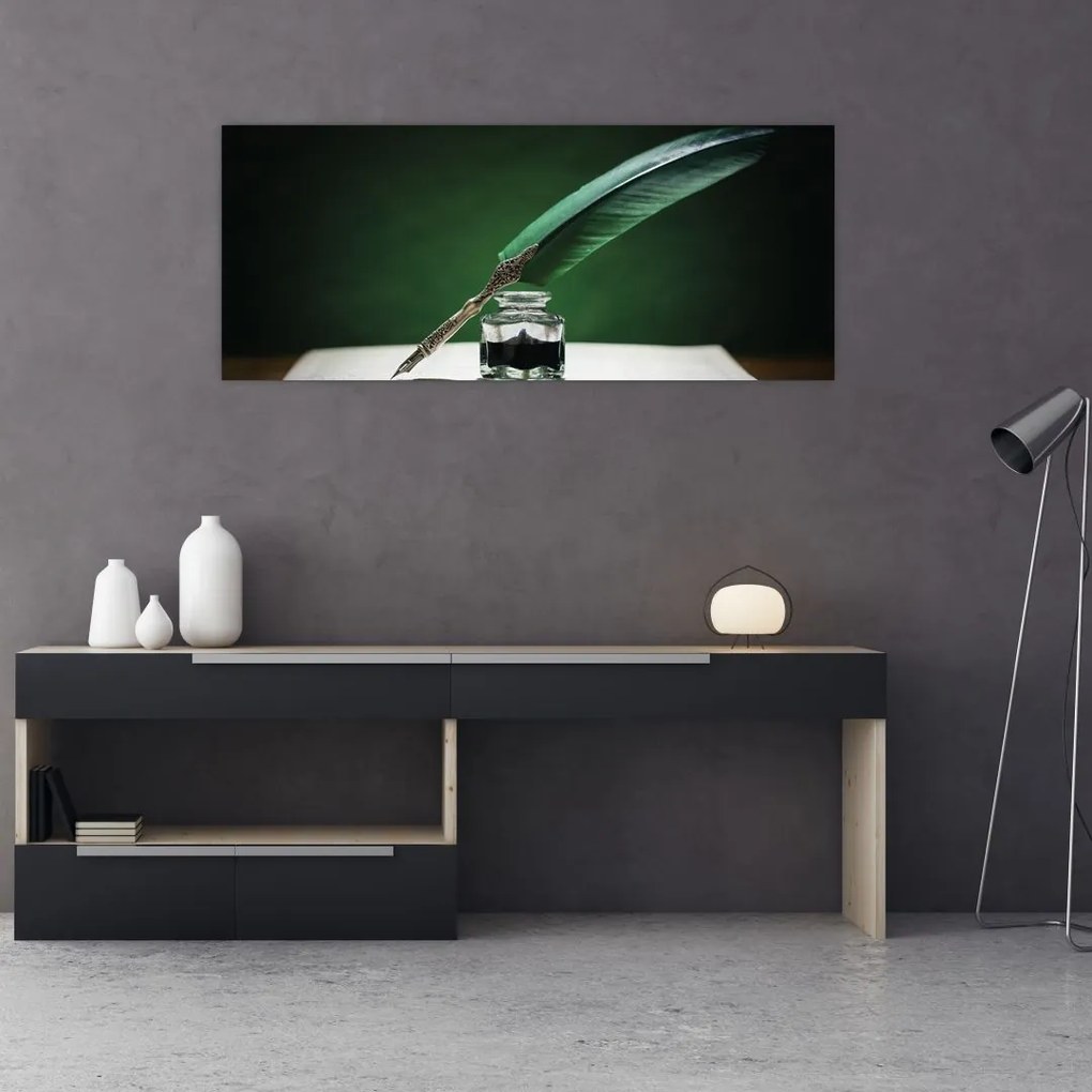 Tablou cu stilou sriind (120x50 cm)