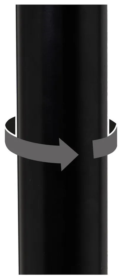 Scaune de bar negre cu înălțime ajustabilă 2 buc. din imitație de piele (înălțime șezut 72 cm) – Casa Selección