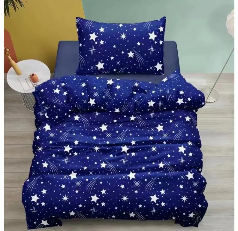 Lenjerie de pat din microfibra NOCTI OBLOHA albastra Dimensiune lenjerie de pat: 70 x 90 cm | 140 x 220 cm