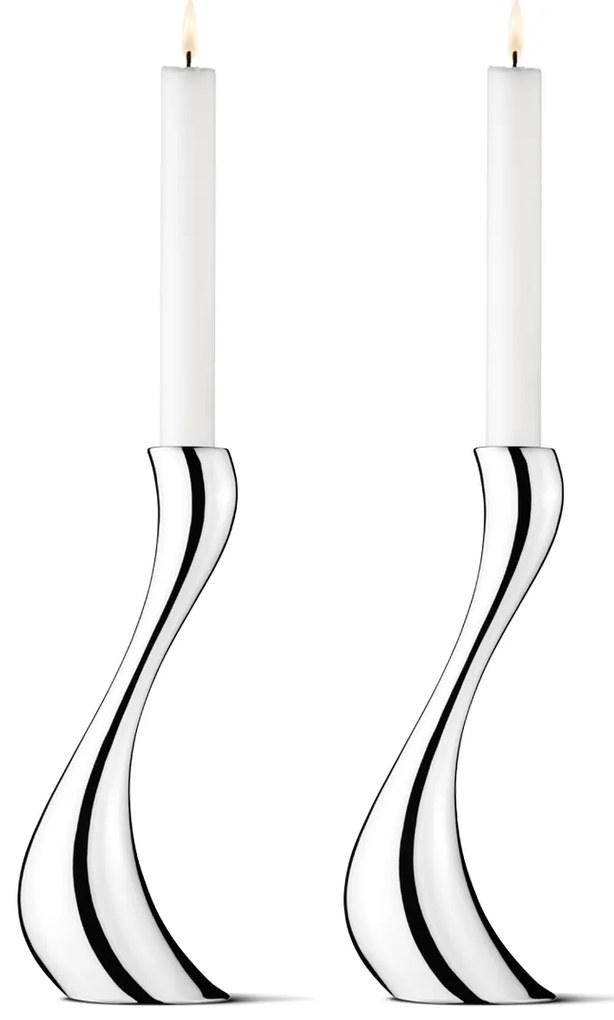 Sfeșnic Cobra 24 cm set 2 buc - Georg Jensen
