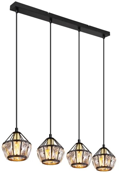 Lustră pe cablu LOIS 4xE14/40W/230V Globo 54359-4H