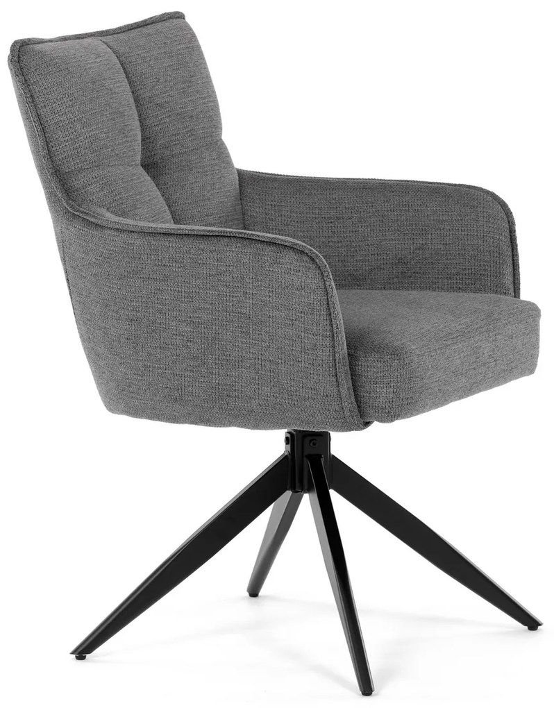 Set de scaune de sufragerie cu mecanism deîntoarcere DCH-P3170 GREY2, 2 buc.