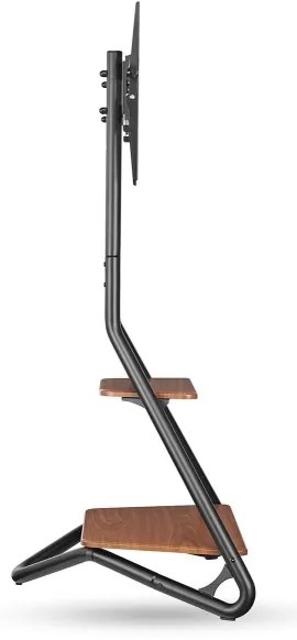 Suport de podea pentru televizor Nedis TVSM6200BK 37-75" negru/maro