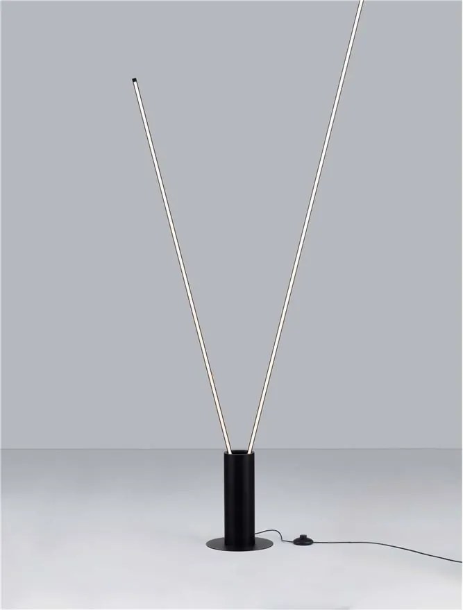 Lampadar/Lampa de podea LED stil minimalist KIMOLIA negru