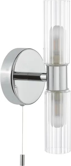 Där Lighting BOL0950 - Aplică de perete pentru baie BOLTON 2xG9/5W/230V IP44 crom