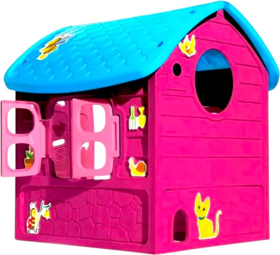 Casuta copii 120x113x111 cm Roz