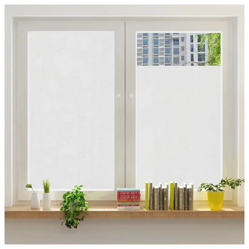 Autocolant mat pentru sticlă cu film protector Ambiance, înălțime 2 m