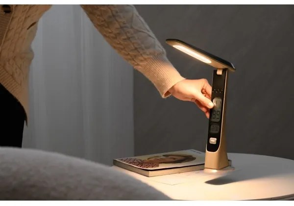 Lampă LED dimabilă reîncărcabilă Immax 08982L LED/5W/5V auriu