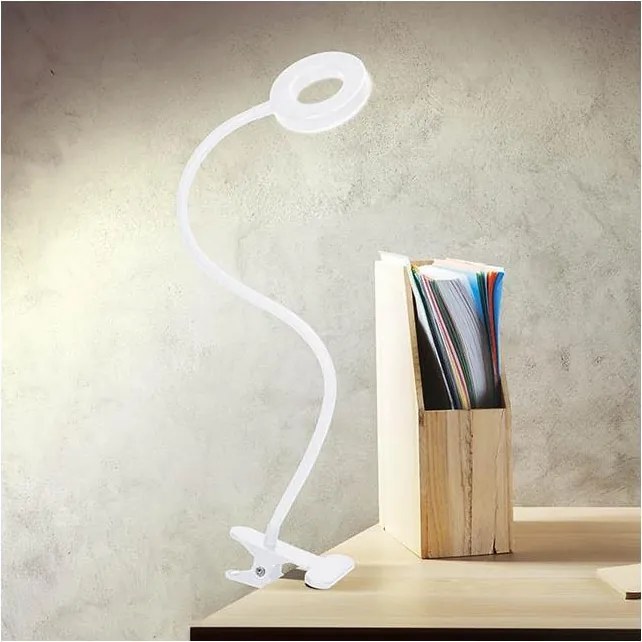 Brilagi - Lampă LED reglabilă cu clemă ORBELA LED/8W/5V 3000/4000/5000K albă