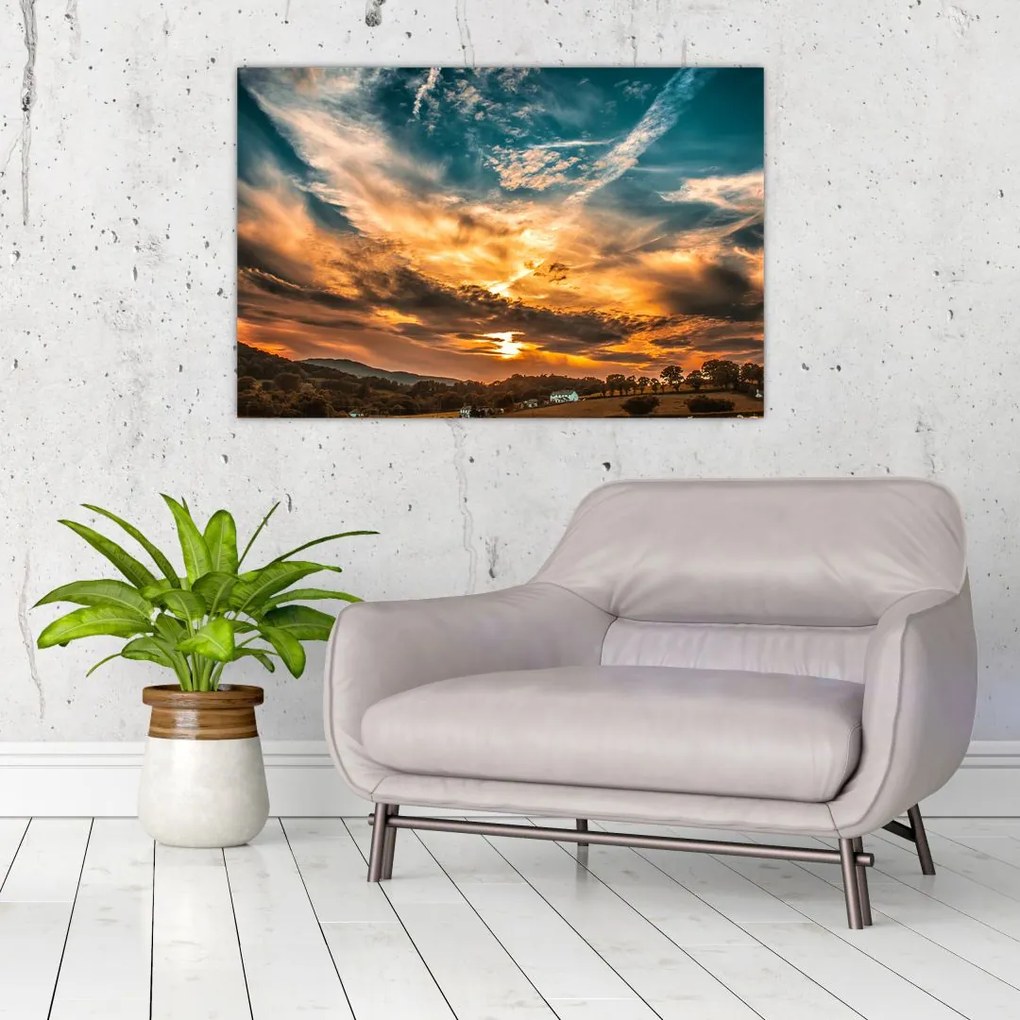 Tablou cu nori (90x60 cm)