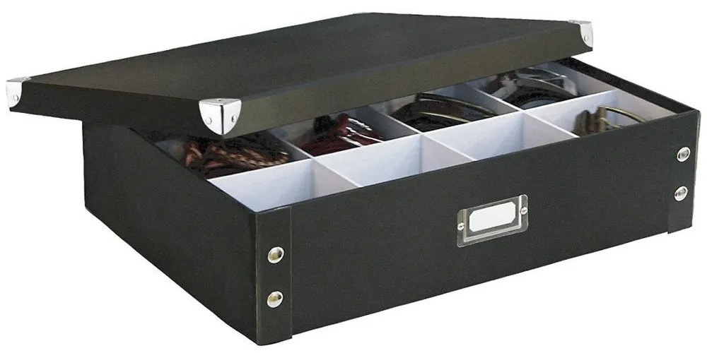 Cutie pentru cravate și curele - organizator, ZELLER, negru