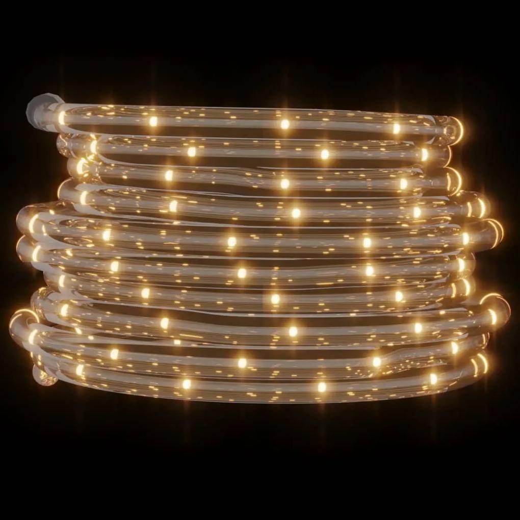 Cablu luminos cu 480 LED-uri, alb cald, 20 m, PVC 1, Alb cald, 20 m