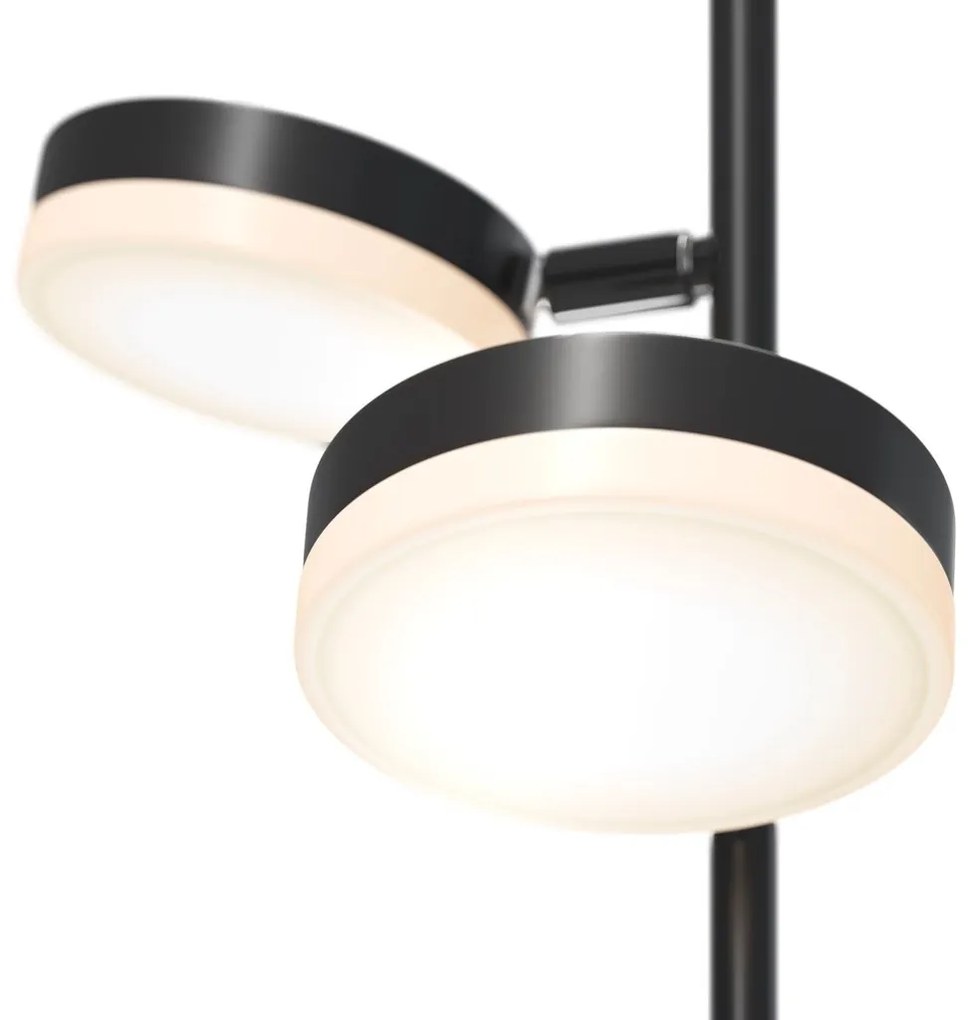 Lampadar LED, lampa de podea, design modern Fad negru