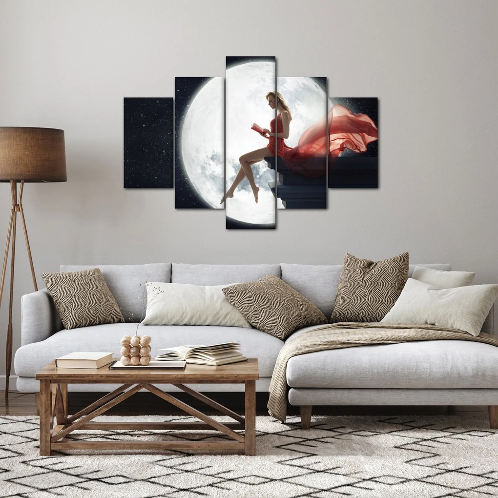 Tablou - Femeia sub clar de lună (150x105 cm)