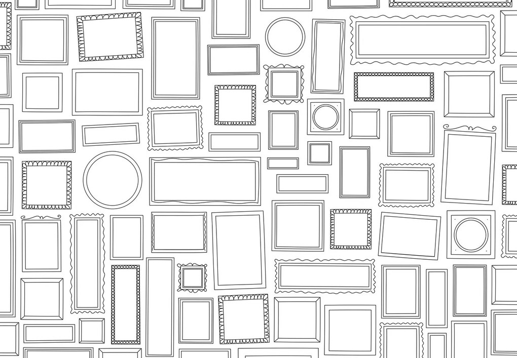 Fototapet - tapet desenat (147x102 cm)