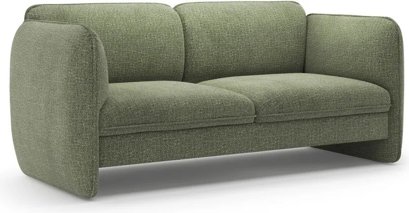 Canapea verde cu tapițerie din chenille 168 cm Georgia – Micadoni