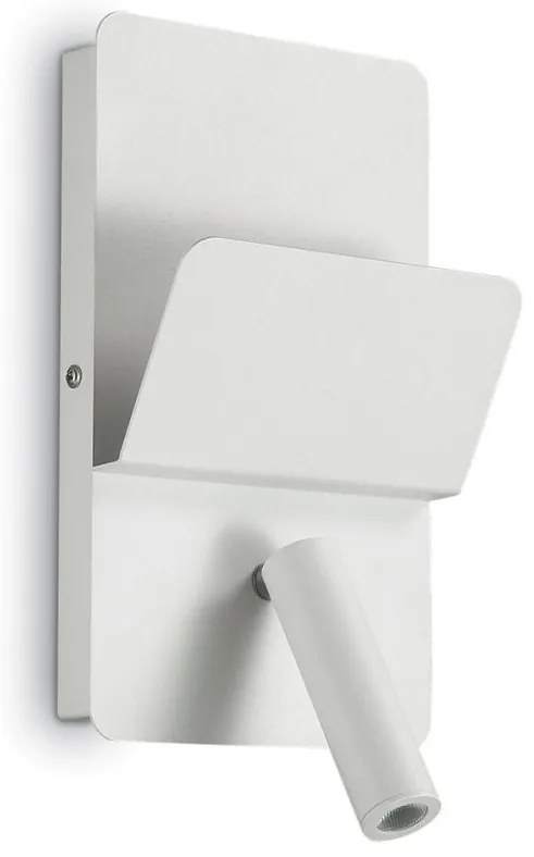 Aplica perete LED moderna reader directionabil cu port USB READ AP1 alba 176536