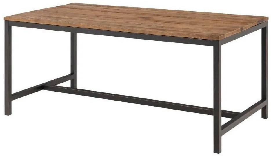 Set de mese Oakland 92375x90x180cm, Numărul de locuri: 4, Unghiular, Lemn: Ulm