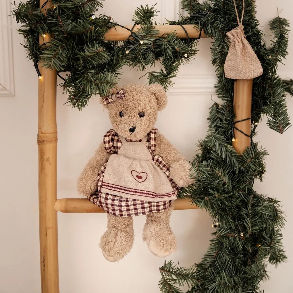 Urs de plus Alexine, maro, 30 cm