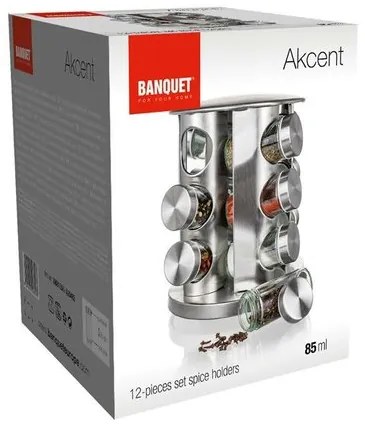 Set de condimente în AKCENT 85 ml, 12 buc