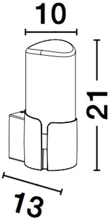 Aplica pentru iluminat exterior IP54 PYRO NVL-9209211