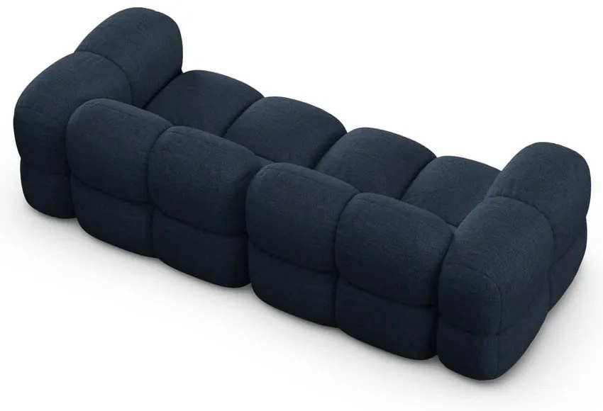 Canapea albastru-închis 250 cm Loretto – Cosmopolitan Design