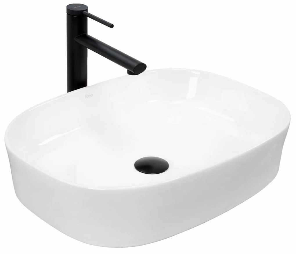Lavoar ceramica Angie alb L52 cm
