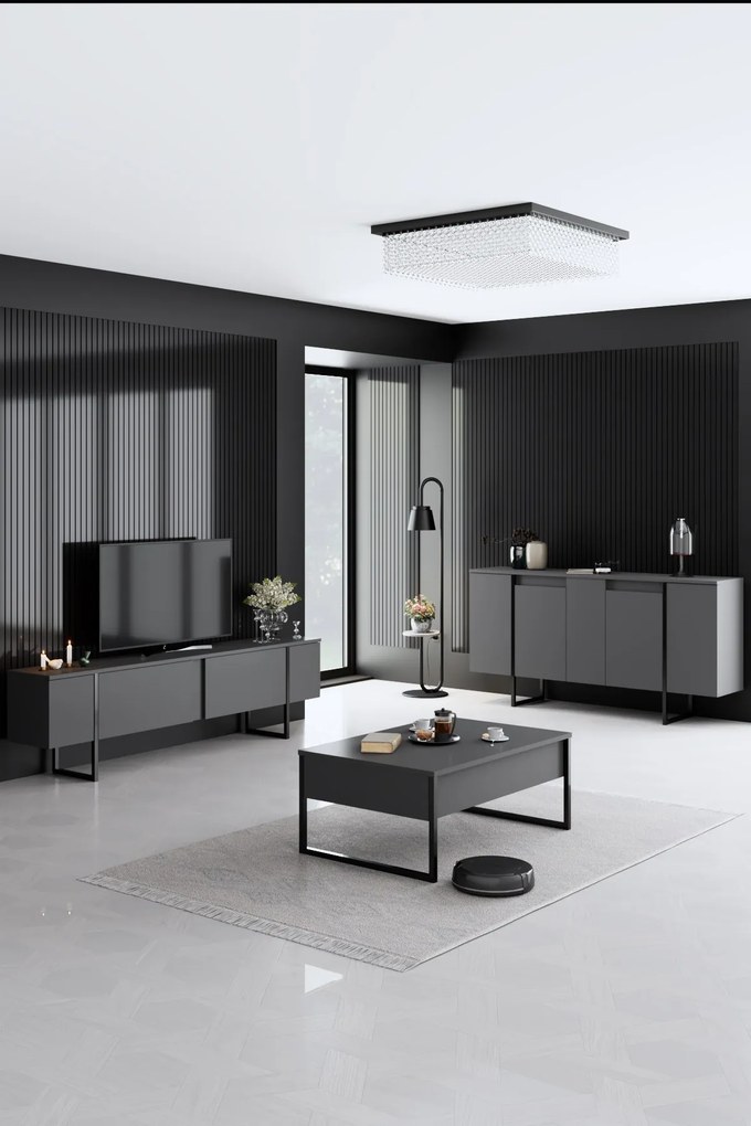 Dulap Luna (antracit + Negru). 1073567