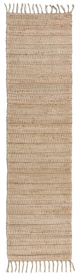 Covor în culoare naturală tip traversă 60x230 cm Levi – Flair Rugs