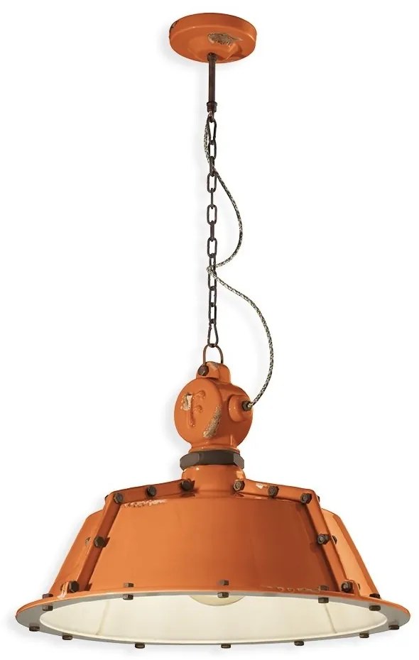 Lustra design retro realizata manual din ceramica INDUSTRIAL