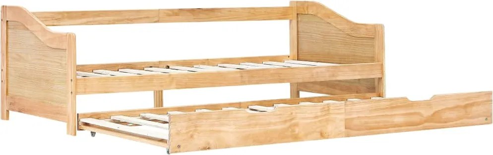 vidaXL Cadru pat canapea, extensibil, 90 x 200 cm, lemn de pin