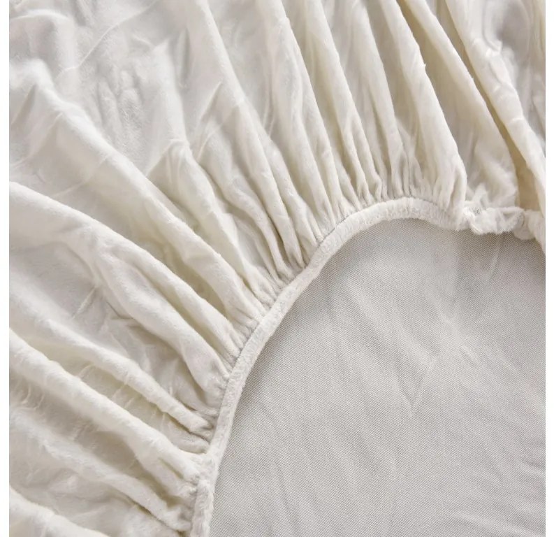 Cearsaf microplus NOLVIA 180x200 cm crem