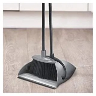 Făraș cu mâner lung pliabil Addis Dust, gri - negru