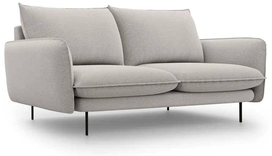 Canapea Cosmopolitan Design Vienna, 160 cm, gri deschis