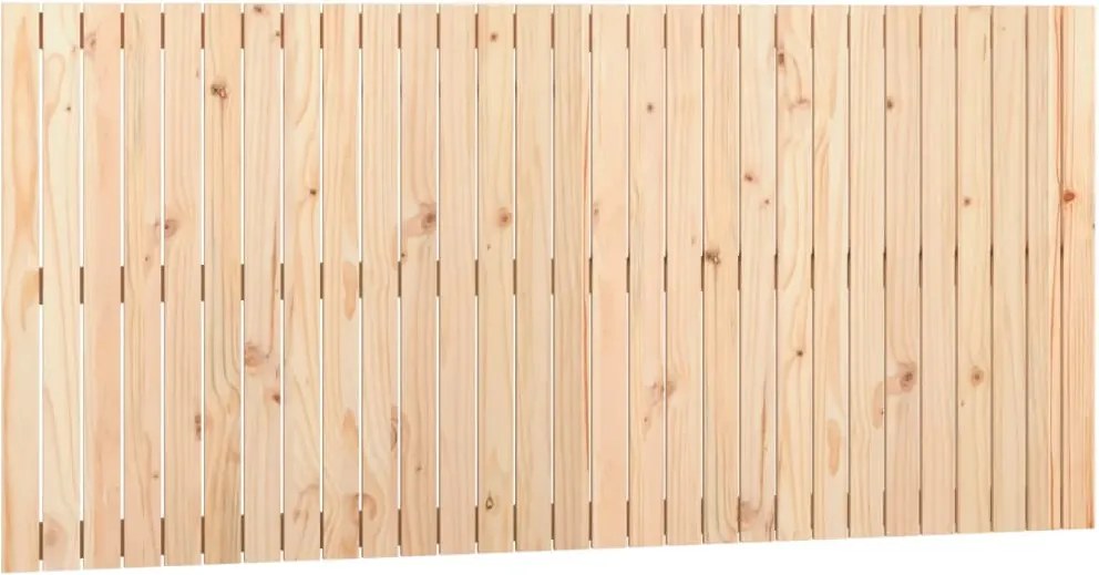 vidaXL Tăblie de pat pentru perete, 185x3x90 cm, lemn masiv de pin