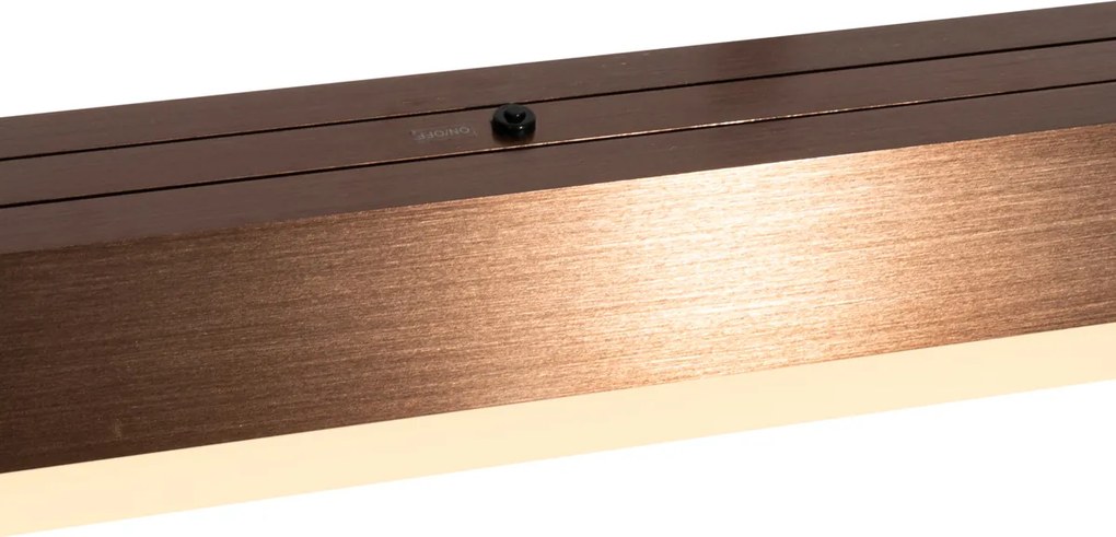 Lampă Pandantiv Reglabilă Bronz Închis cu LED Dimbabil - Lamba