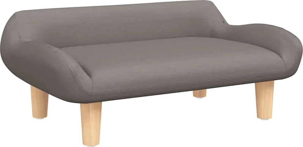 vidaXL Canapea pentru copii, gri taupe, 70x40x24 cm, material textil