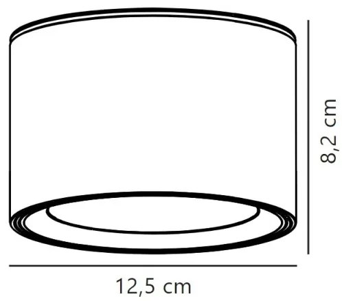 Nordlux - Spot LED LANDON pentru baie, 6,5 W, 230 V, IP44, negru