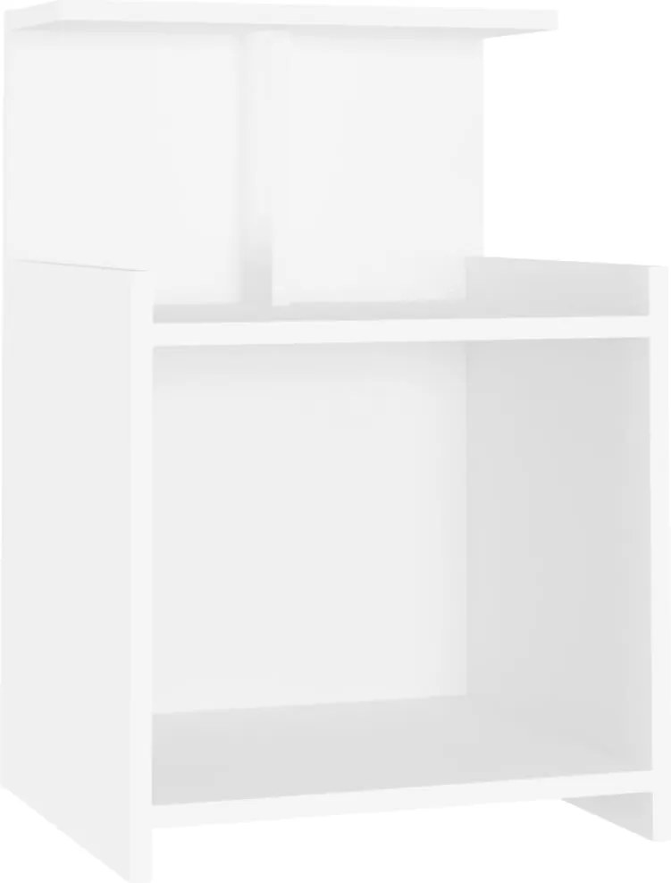 vidaXL Noptieră, alb, 40x35x60 cm, PAL