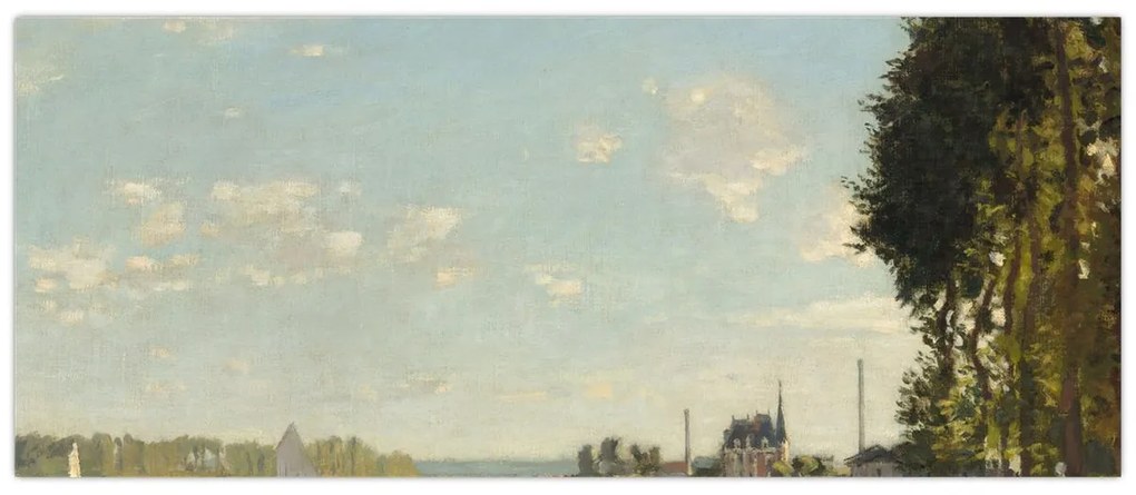 Tablou - Claude Monet, Argenteuil, reproducere (120x50 cm)