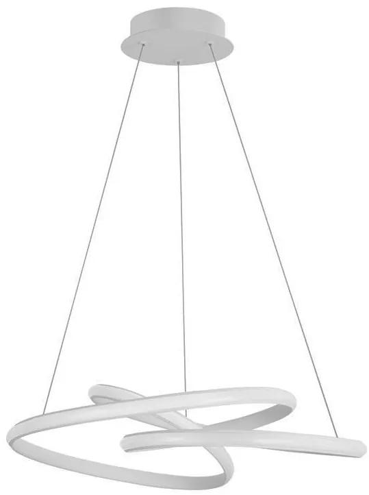 Lustra LED suspendata design modern MENTON alba NVL-9147111