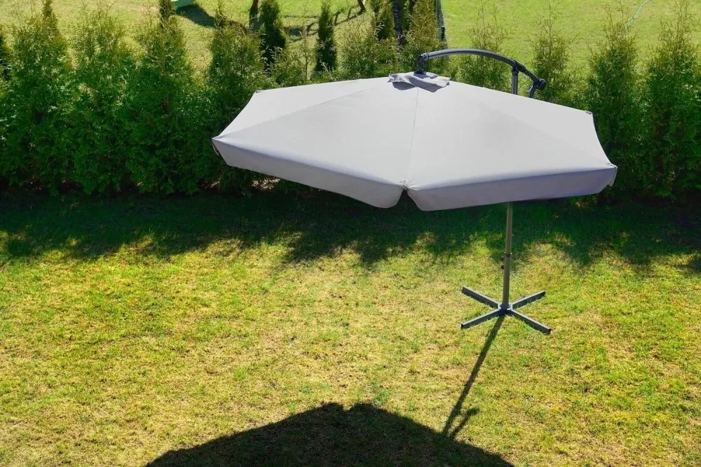Umbrelă de gradină pliabilă 350cm Grey