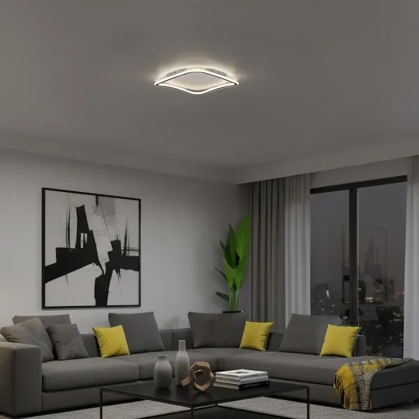 Plafonieră LED CALI 30W/230V 40x40 cm neagră